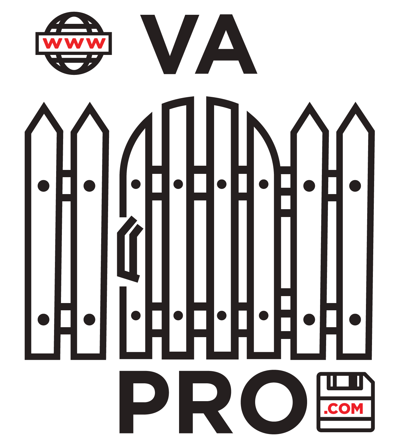 Virginia's Fencing Professionals logo